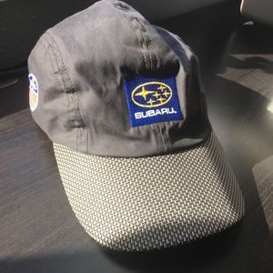 Vintage Subaru Hat Cap Bula Ski Patrol Psia Biking Racing Waxcloth USA Mens 90s